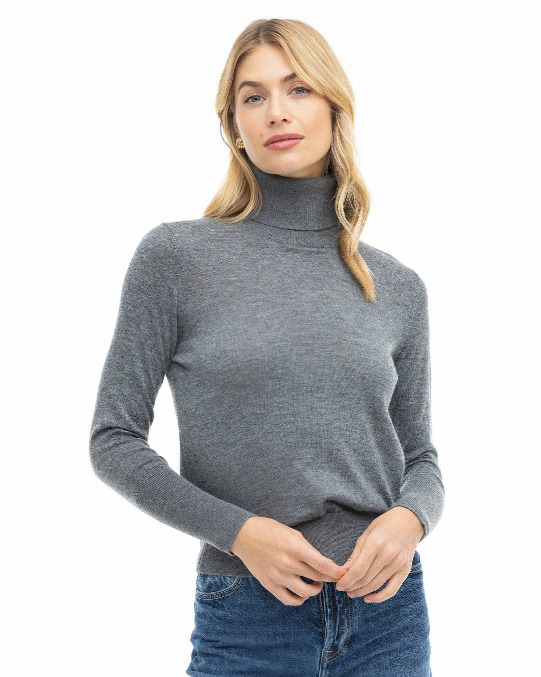 Worsted Cashmere Turtleneck