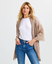 Felted Cashmere Scarf - Toast