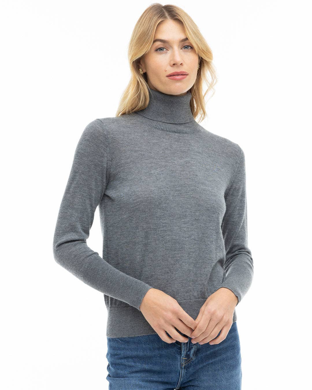 Worsted Cashmere Turtleneck