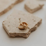 Rue Brushed Hoops: Silver