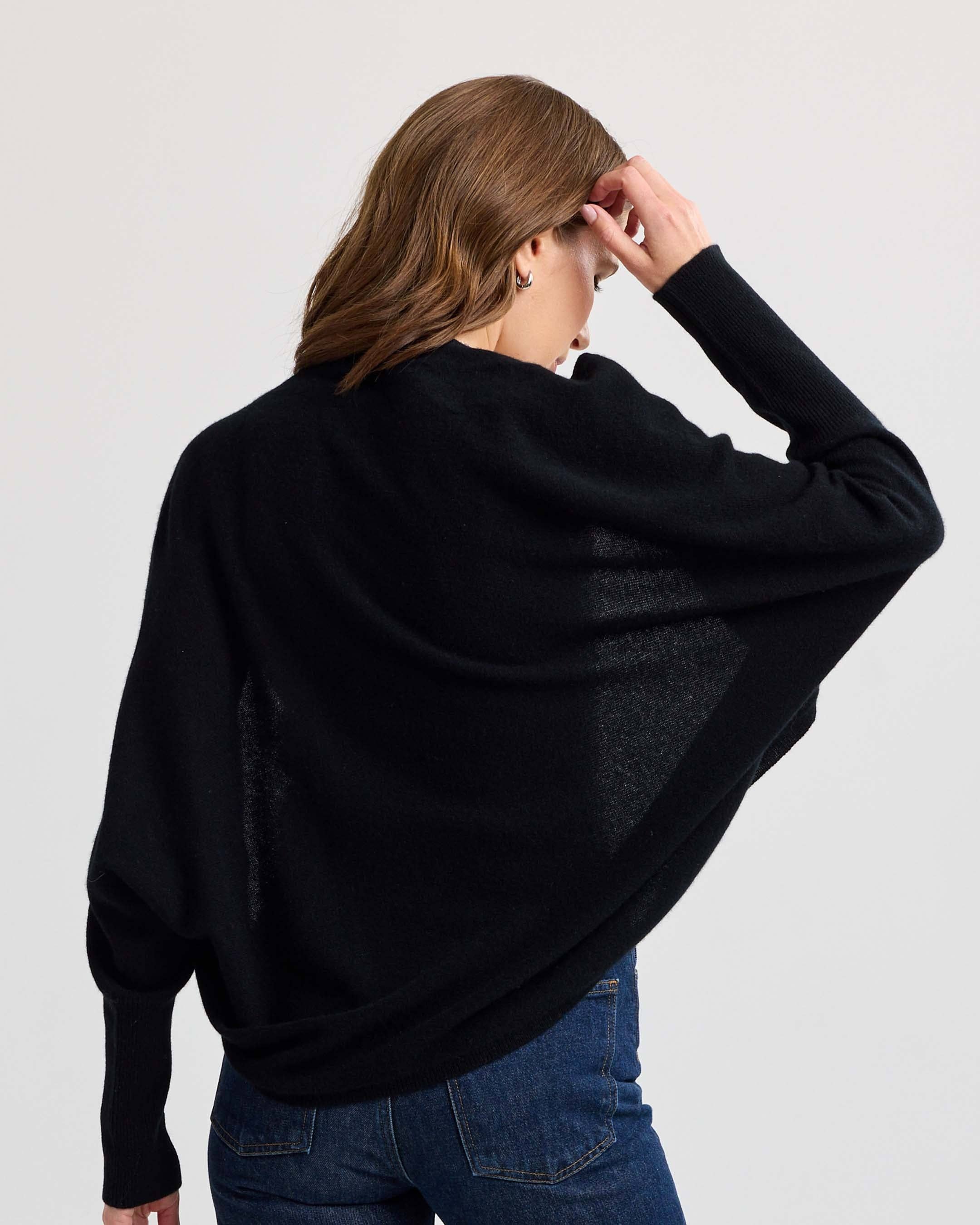 Cashmere Shrug - Black