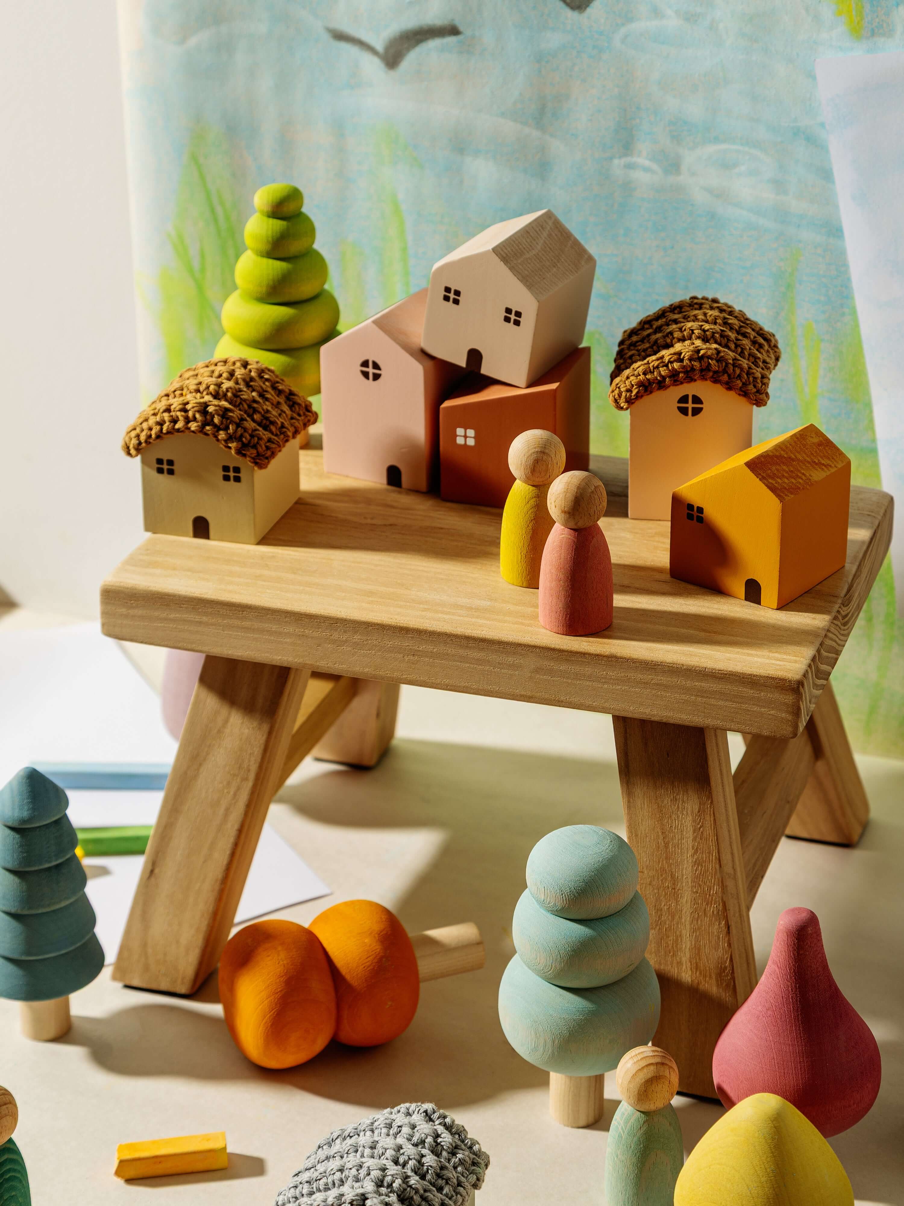 Bergen Building Blocks - Pastel