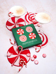 🎄NEW🎄Peppermint Cocktail Napkins - Set of 4