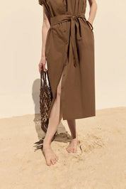 Cancela Dress - Pecan