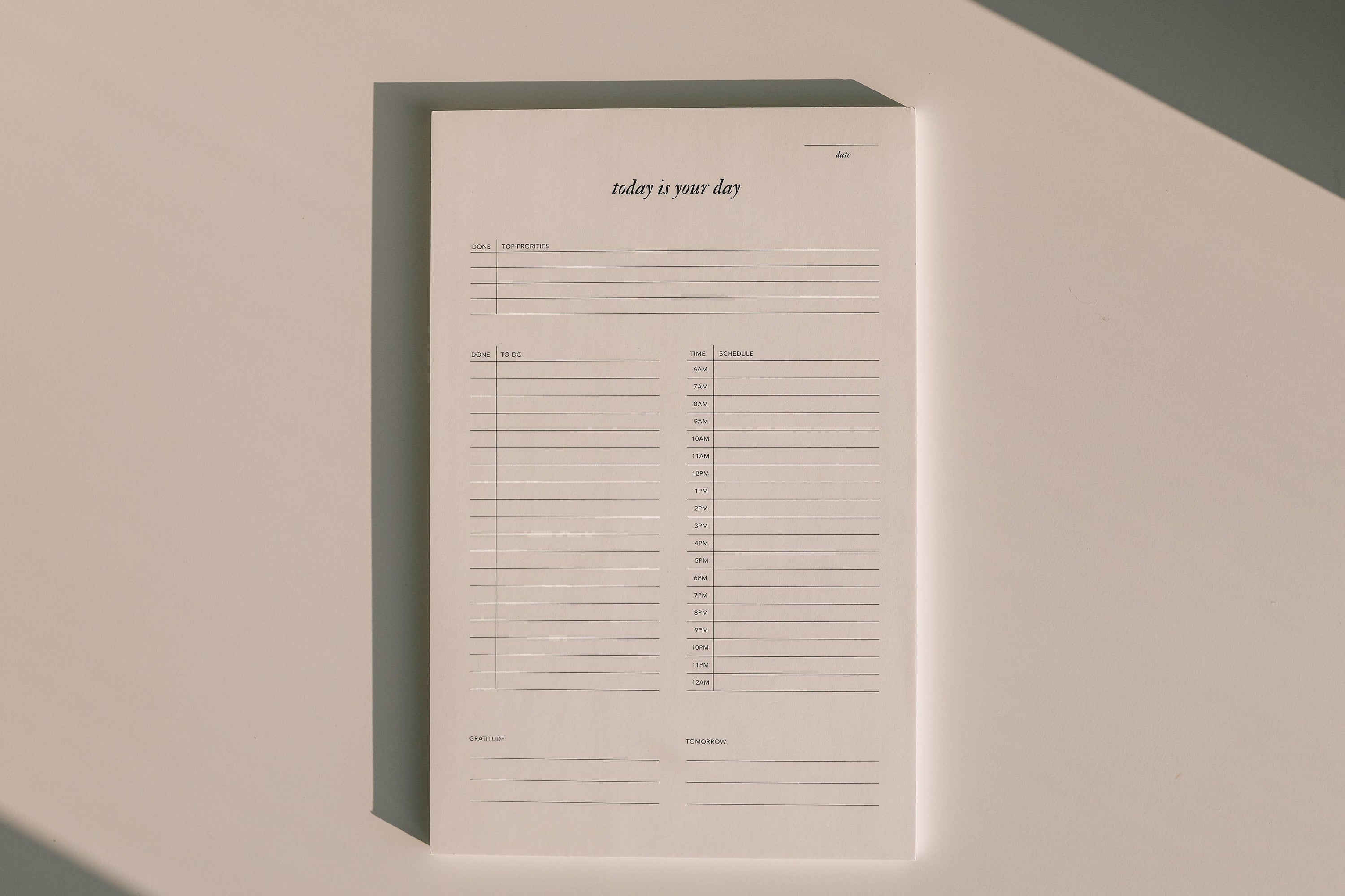 Today is Your Day Notepad