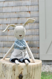 Ruthie the Rabbit – Heirloom Wool Doll in
