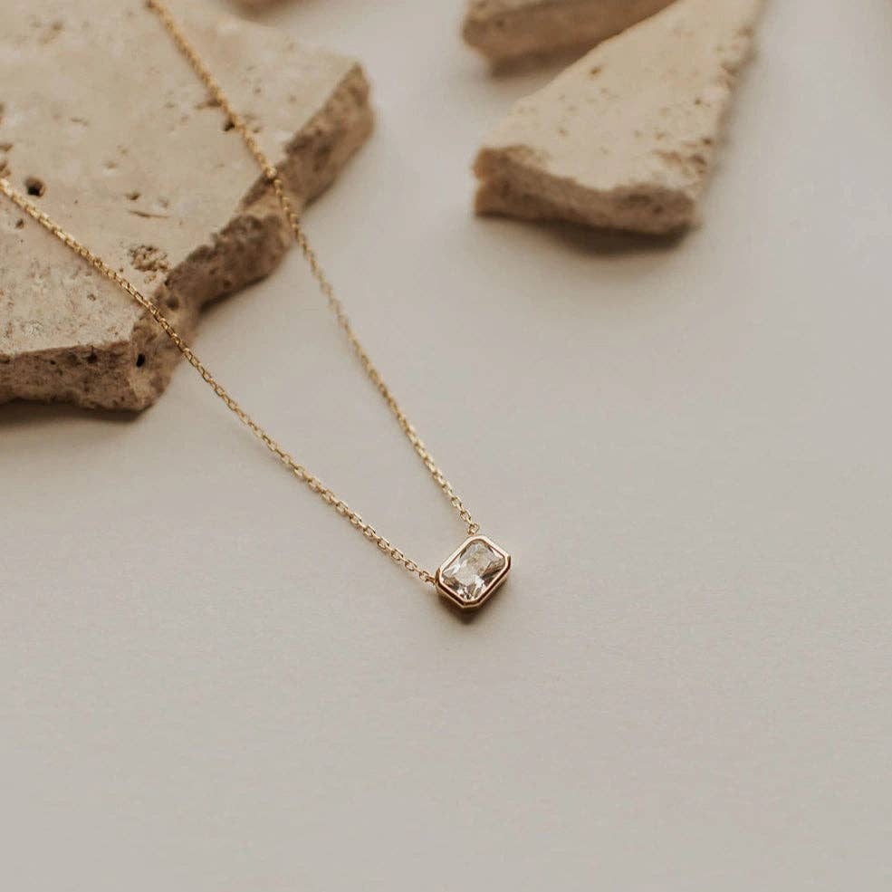 Blair Diamond Necklace: Gold