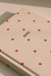 Strawberry Lined Journal