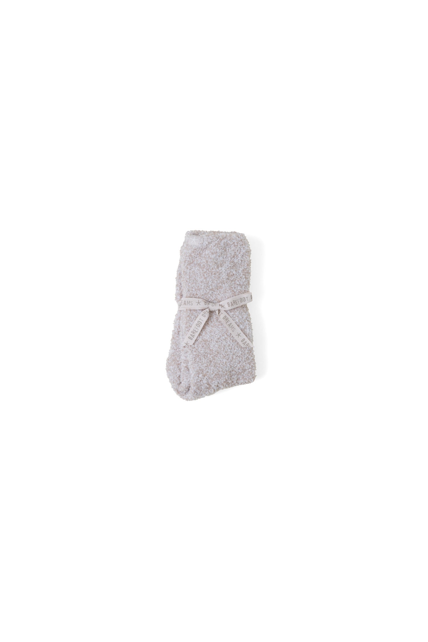 Cozychic Heathered Socks - Stone/White