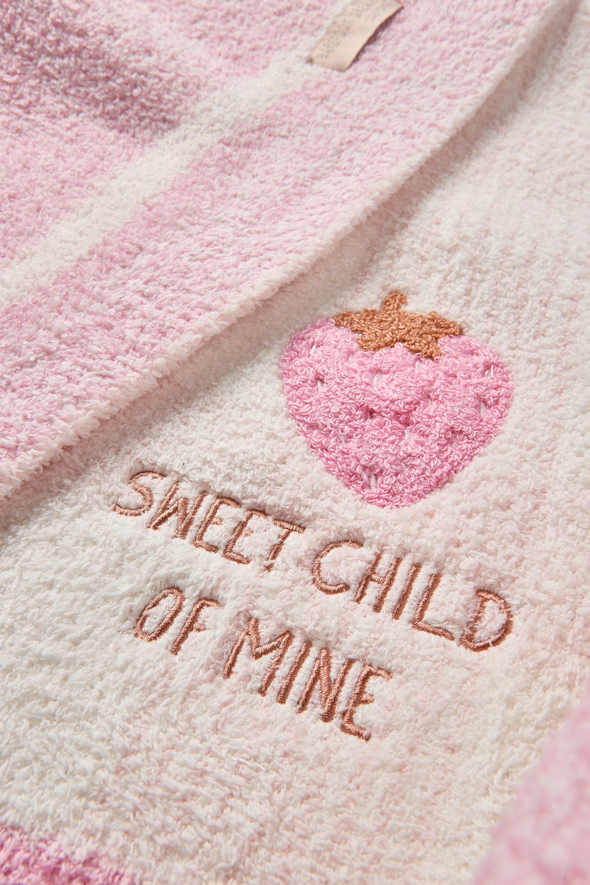 CozyChic Strawberry Stroller Blanket