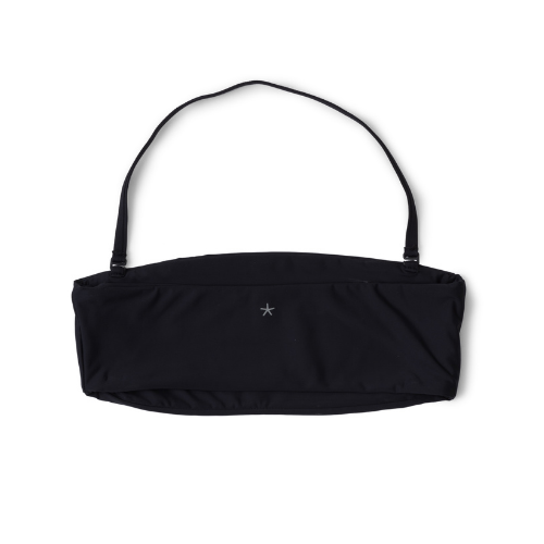 Bandeau Bathing Suit Top - Black Sea