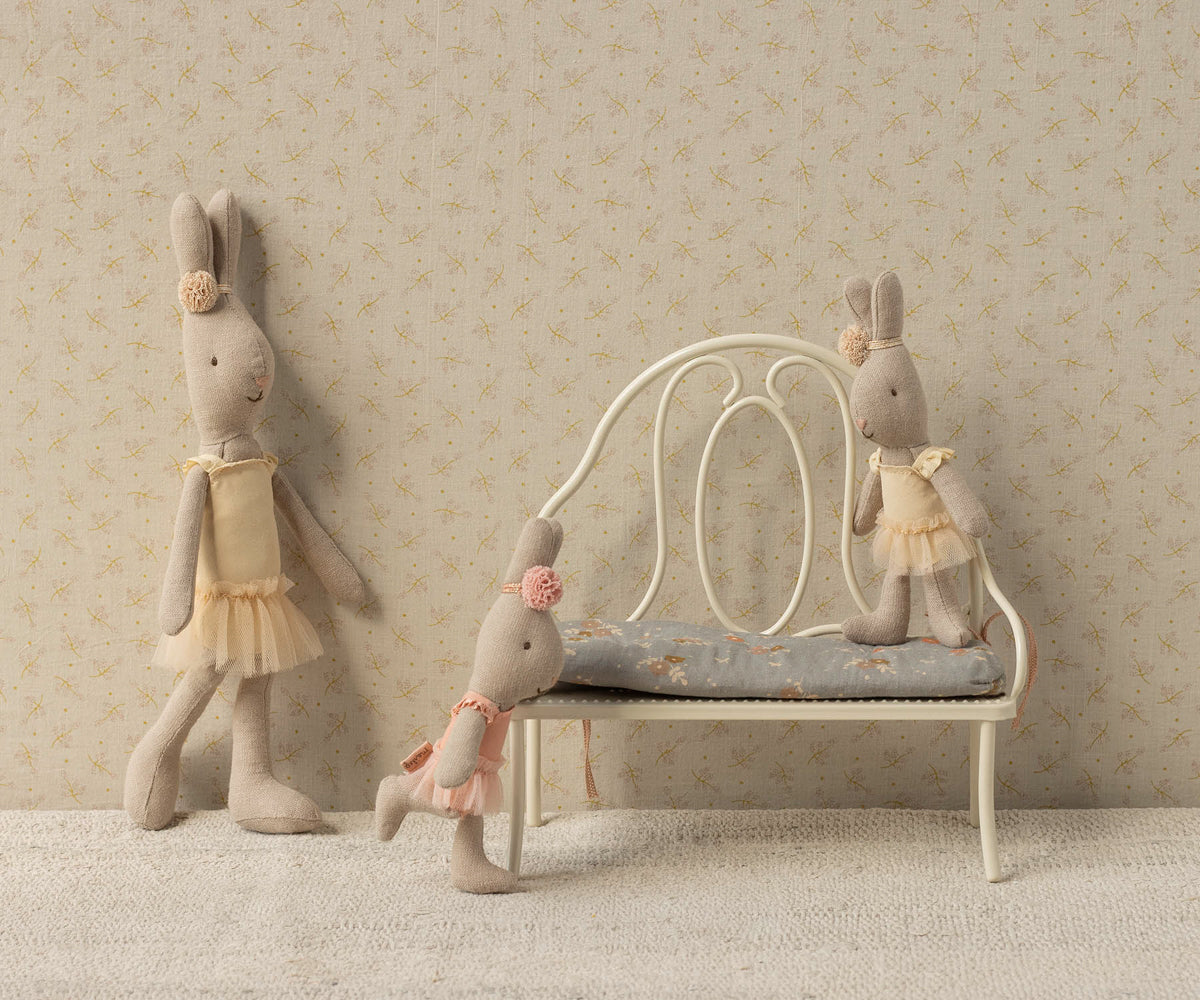 Maileg Vintage Bench Mini Off White - view 2