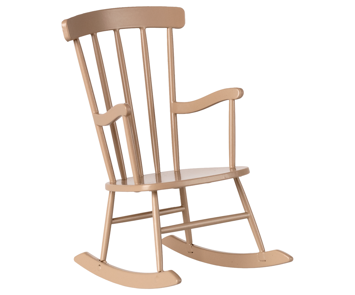 Maileg Rocking Chair Miniature Dark Sand