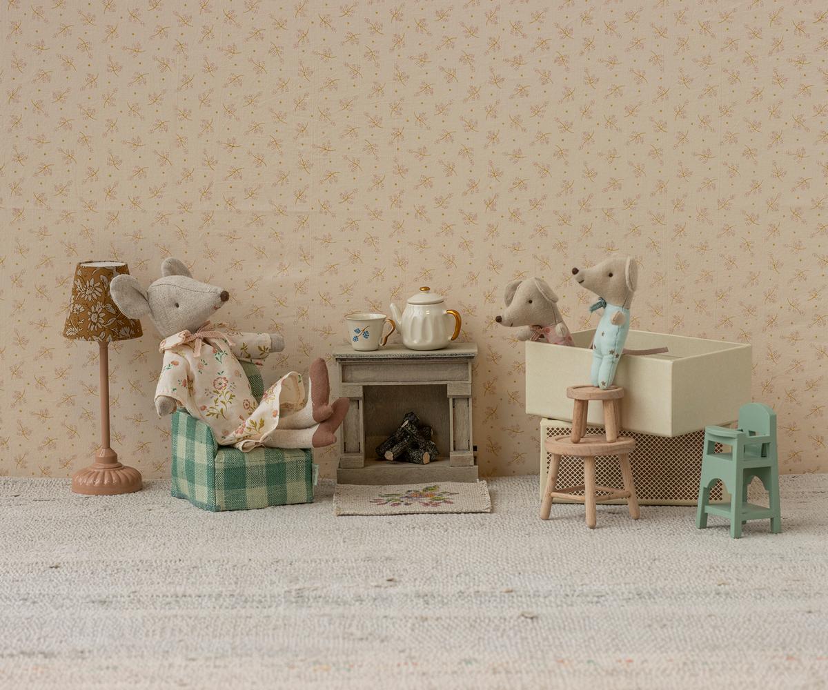 Maileg High Chair Mouse Mint - view 3