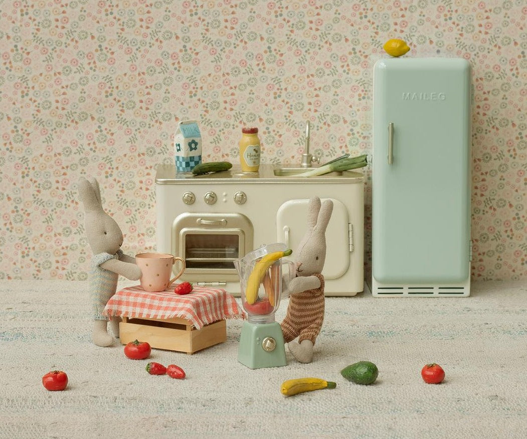 Maileg Fridge Miniature Mint - view 2