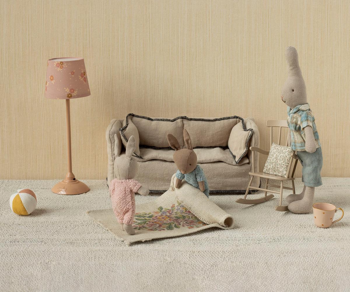 Maileg Floor Lamp Miniature Dark Powder - view 3