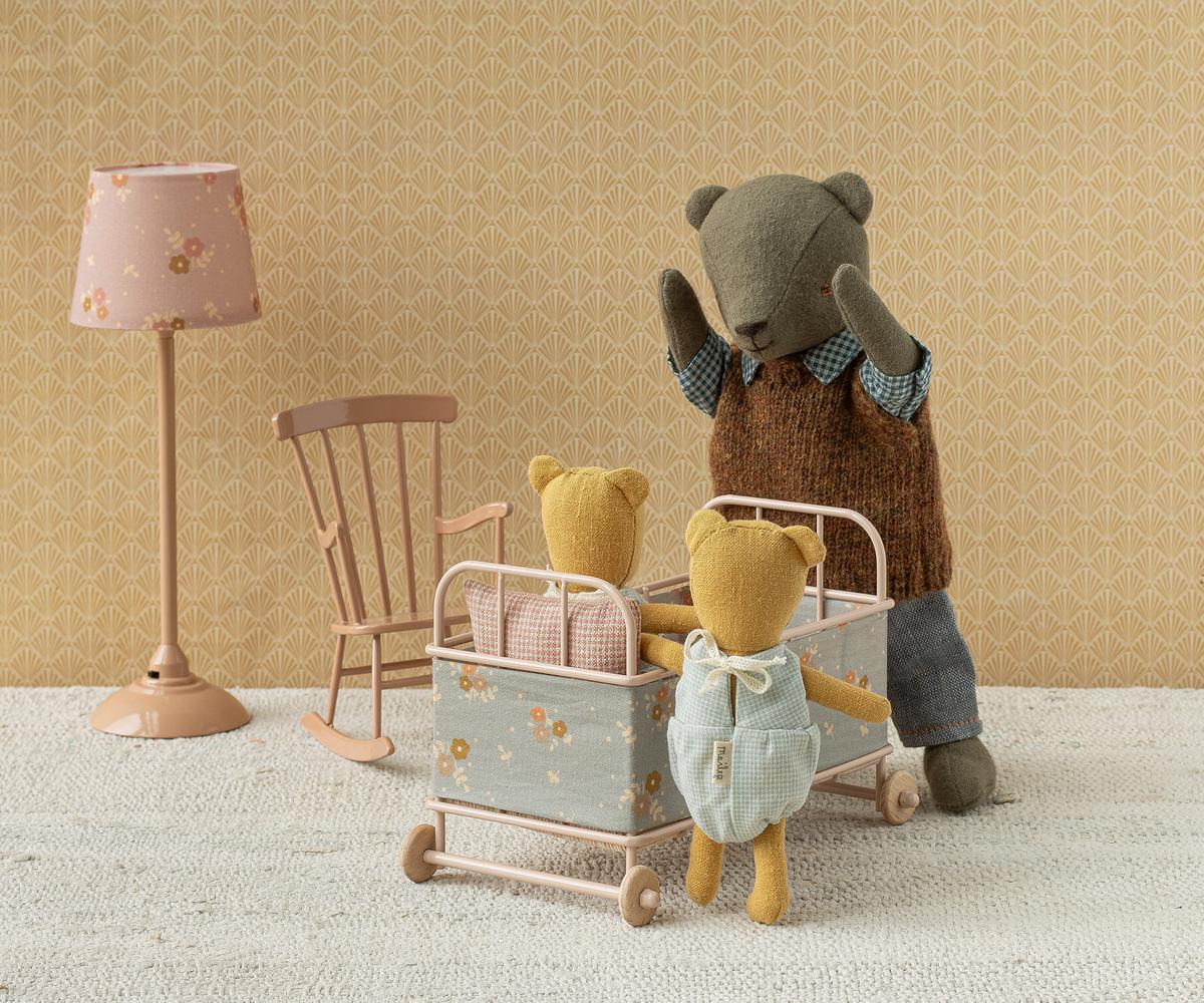 Maileg Floor Lamp Miniature Dark Powder - view 4
