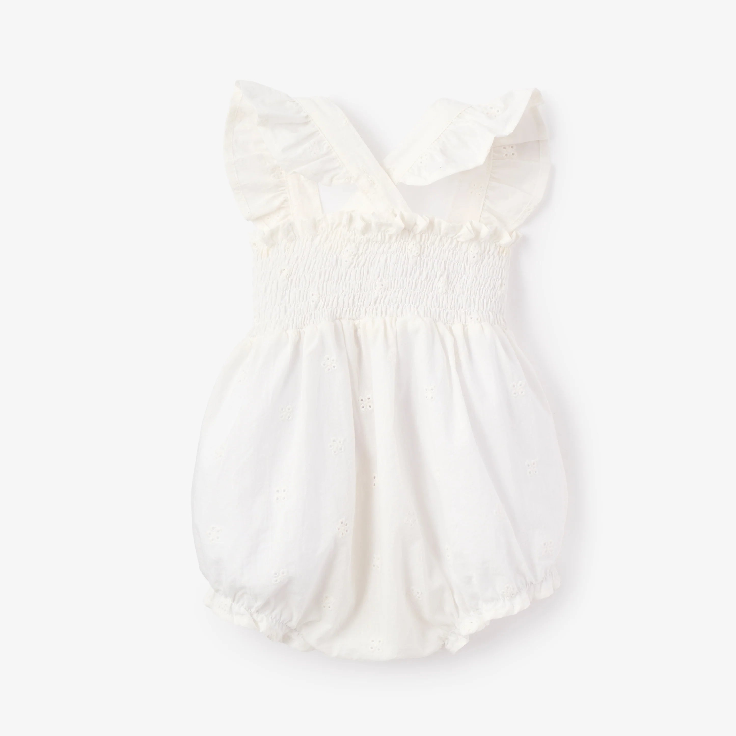 Eyelet Bubble - White