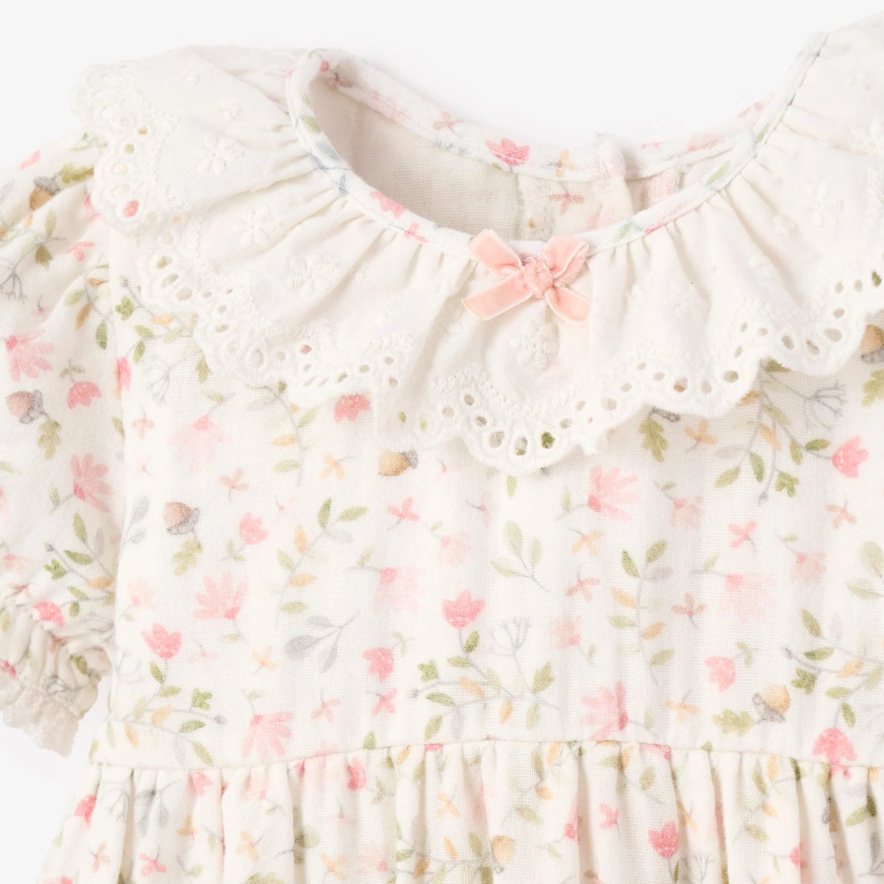 Fairytale Floral Organic Muslin Bubble