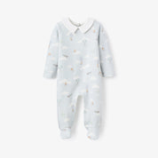 Up & Away Interlock Collared Jumpsuit