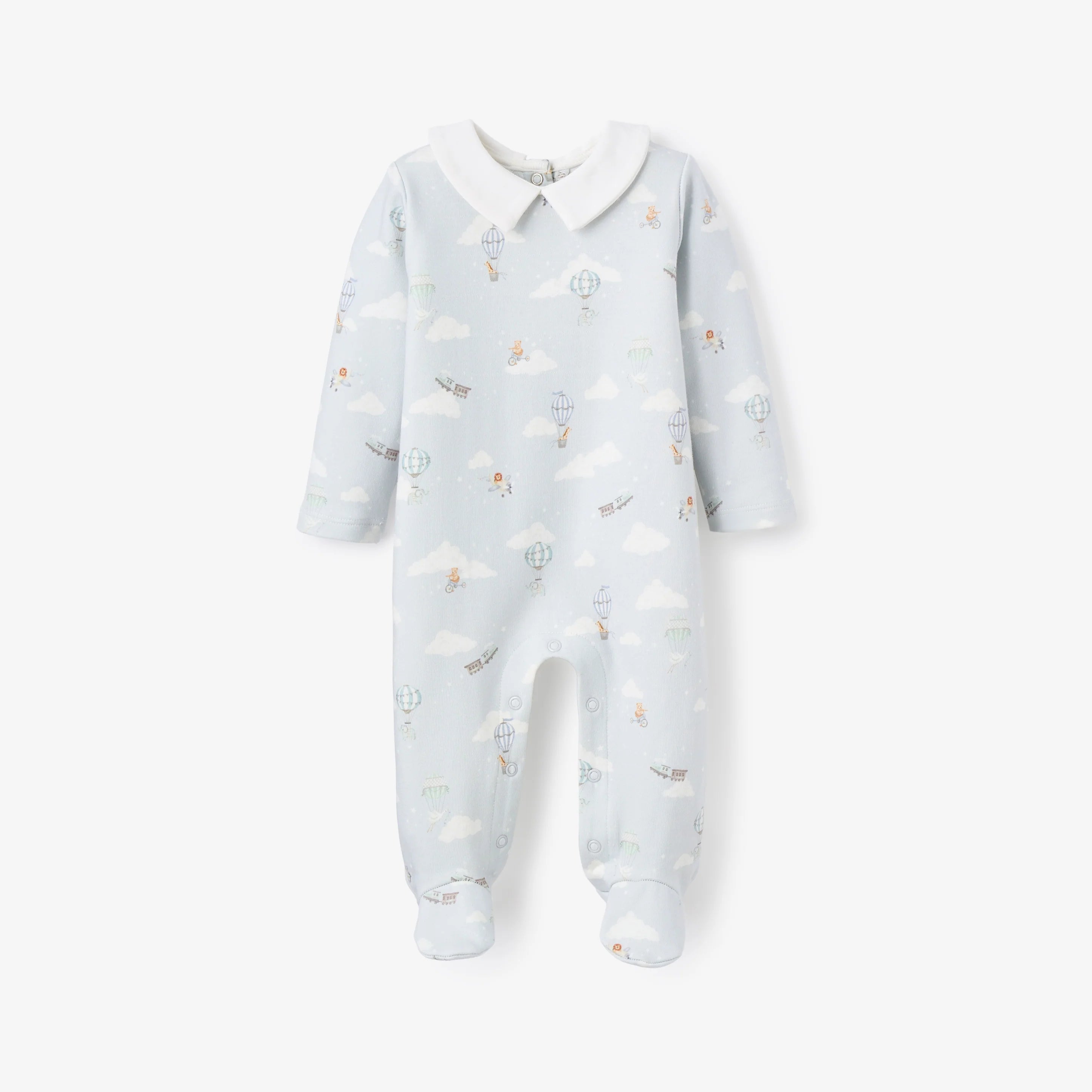 Up & Away Interlock Collared Jumpsuit