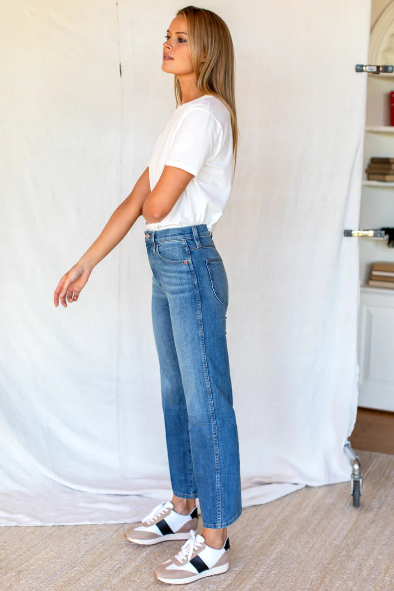 Daily Trainer - Taupe Suede Black Ivory Leather