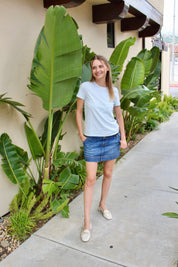 Organic Cotton Tee - Sky Blue