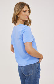 Lucy Cotton T-Shirt - Bluebell