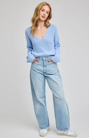 Spencer Knit Sweater - Sky