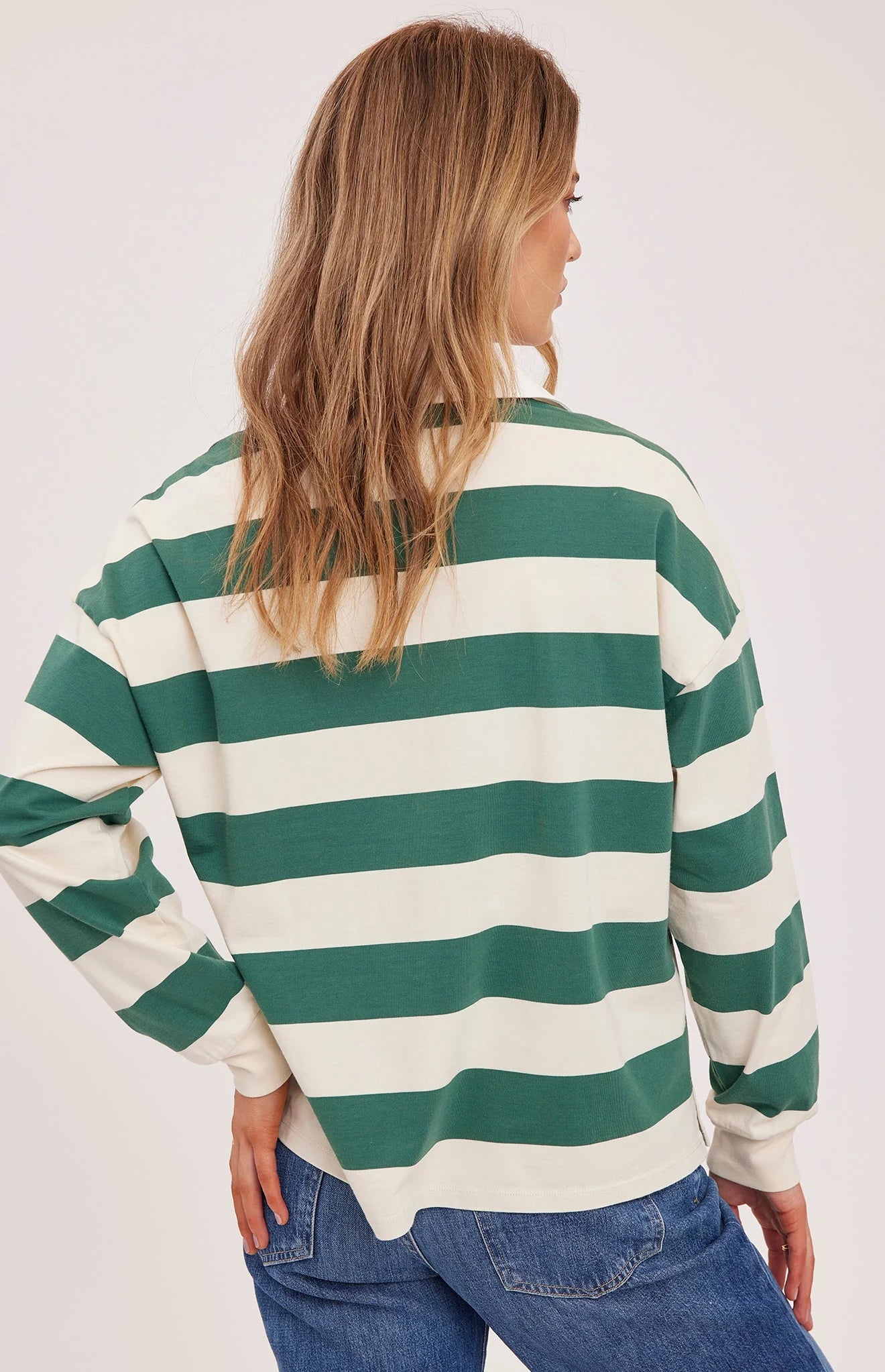 Britt Top - Hunter Stripe