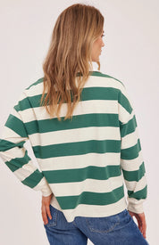 Britt Top - Hunter Stripe