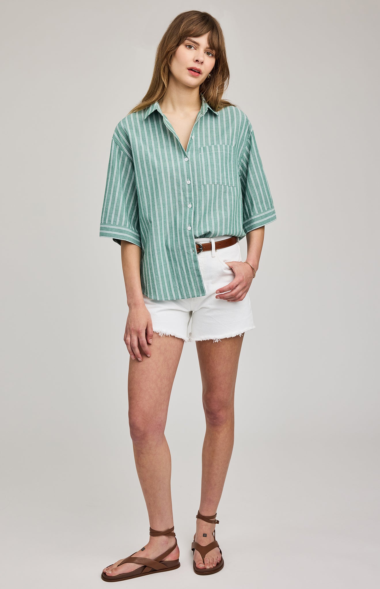 Blaire Top - Kelly Stripe