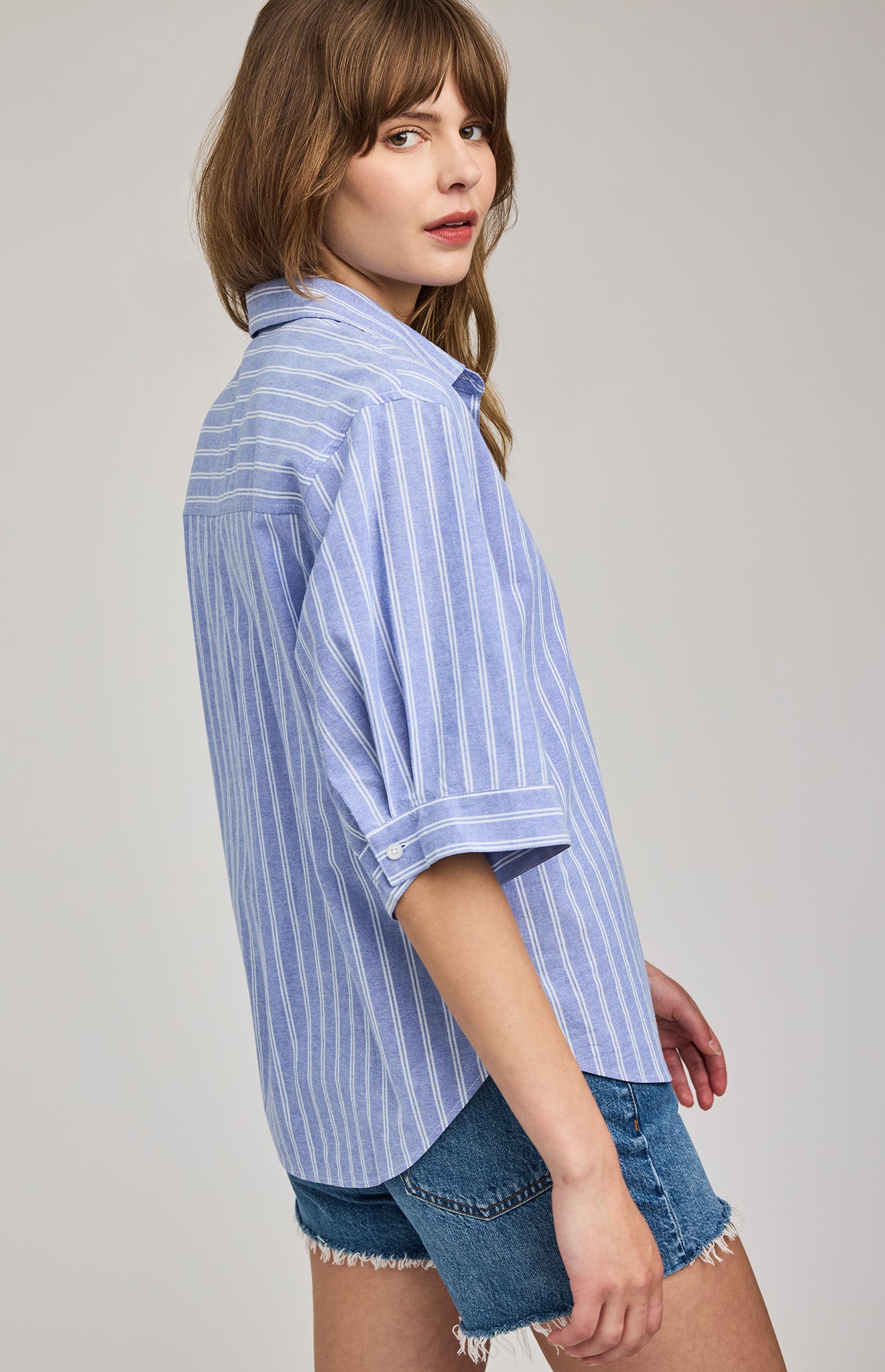 Blaire Top - Ocean Stripe