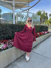 Luly Woman Dress - Plum