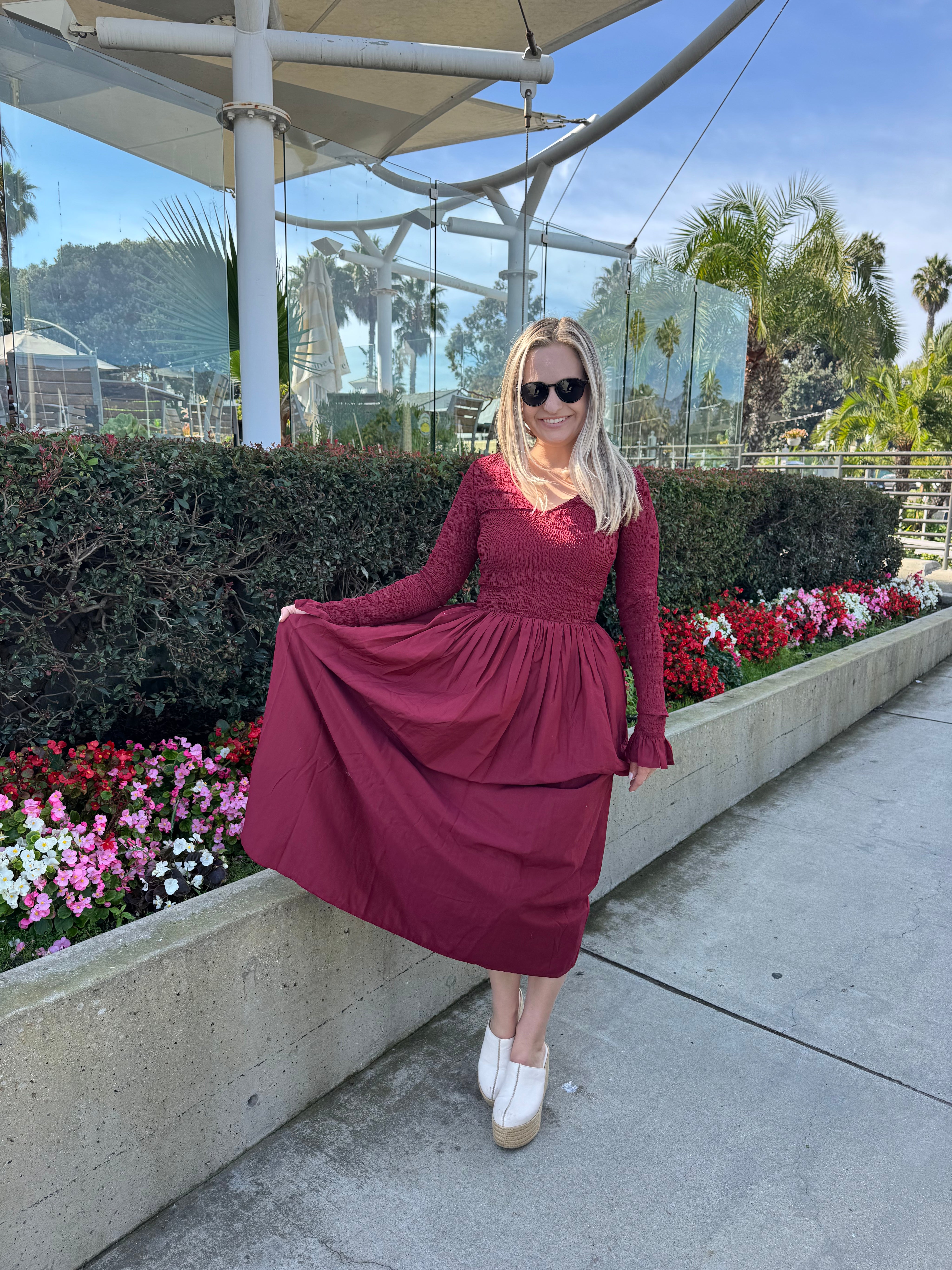 Luly Woman Dress - Plum