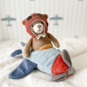 Mon Ami Pilot Bear And Plane Blue - view 2