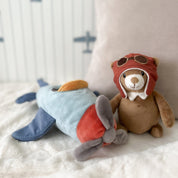 Mon Ami Pilot Bear And Plane Blue - view 4