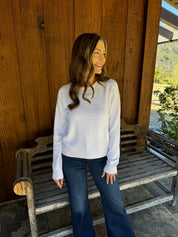 Luxe Cotton Sweater - Coconut