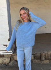 Cotton Fisherman Crew - Hampton Blue