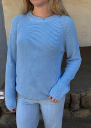 Cotton Fisherman Crew - Hampton Blue