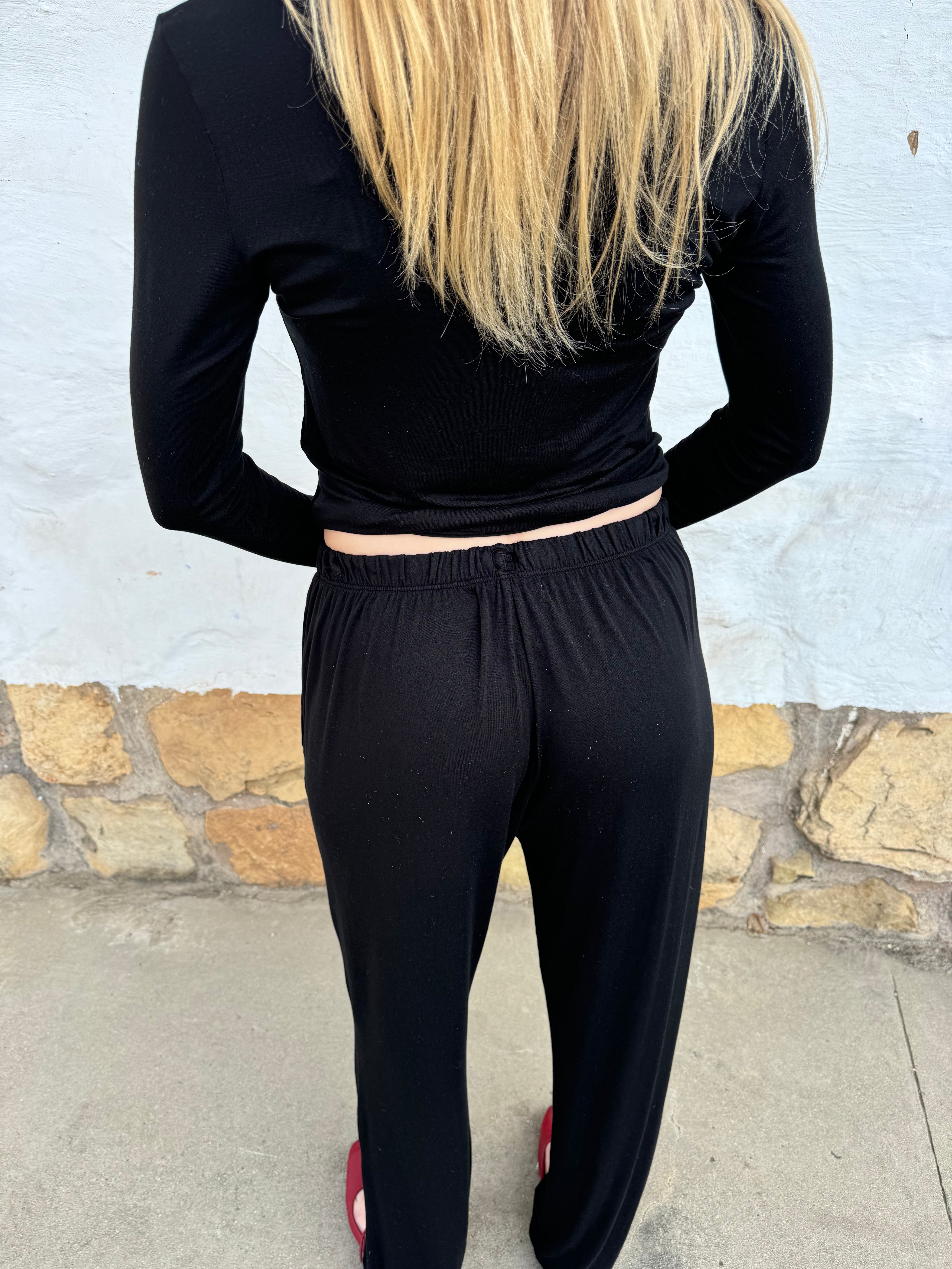 Softest Spa Pants - Black