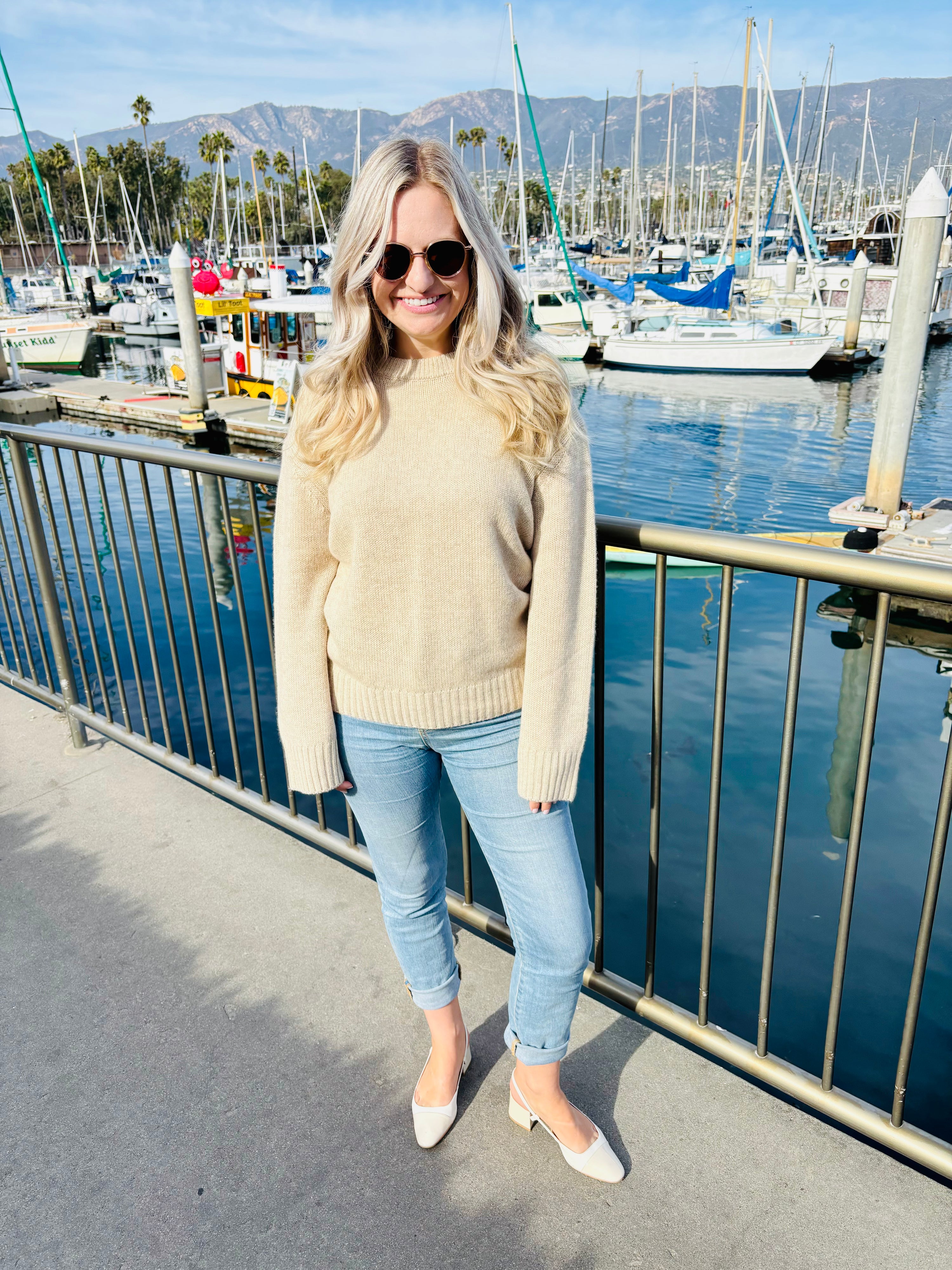 Softest Cashmere Pullover - Sand