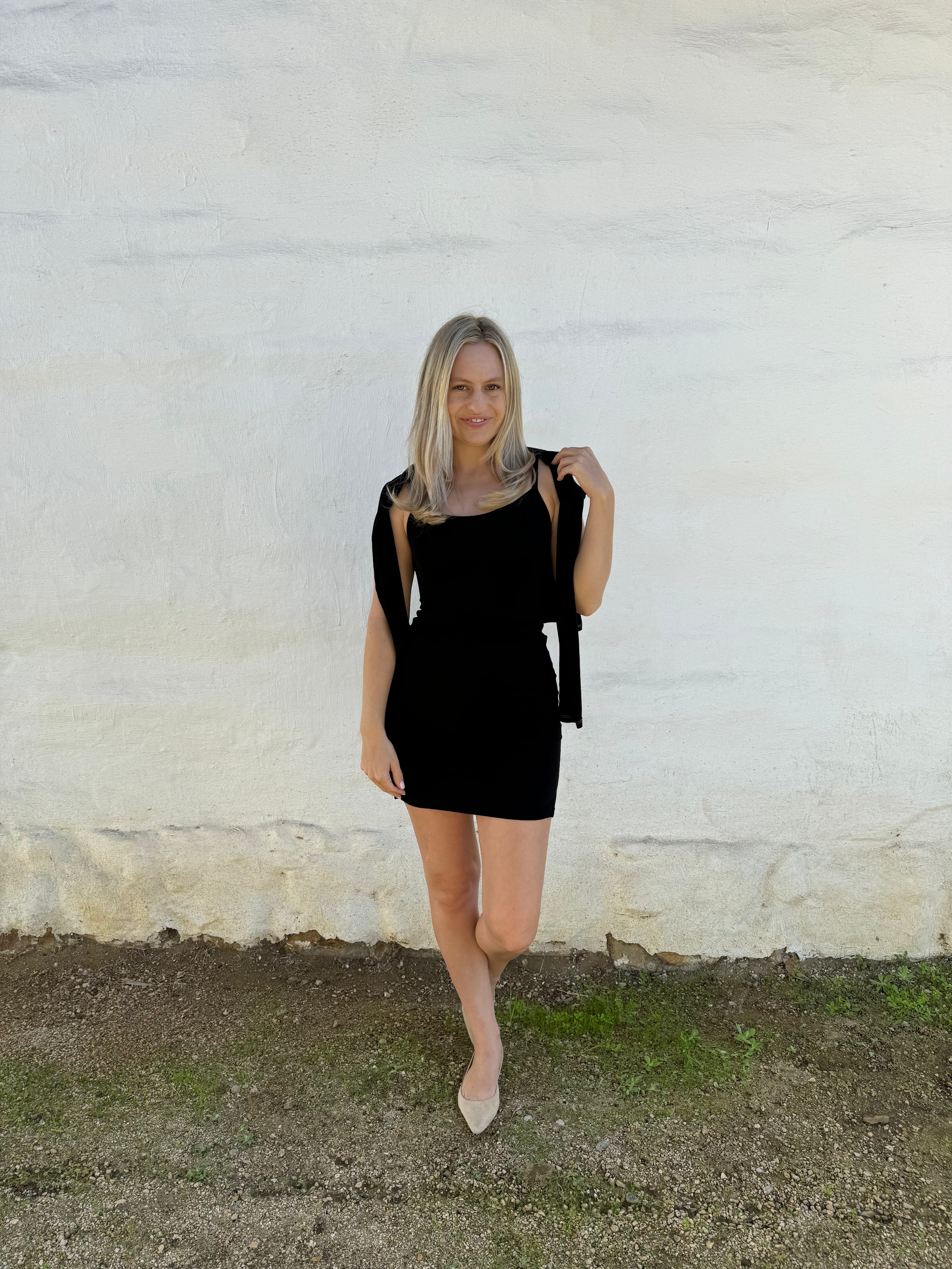 Softest Tank Mini Dress - Black