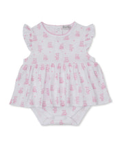 Teddy Bears Bodysuit Dress - Pink