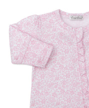 Country Garden Footie w/Zip - Pink