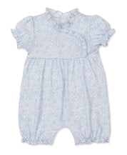 Country Gardens Short Playsuit - Light Blue