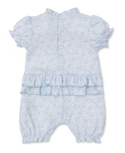 Country Gardens Short Playsuit - Light Blue