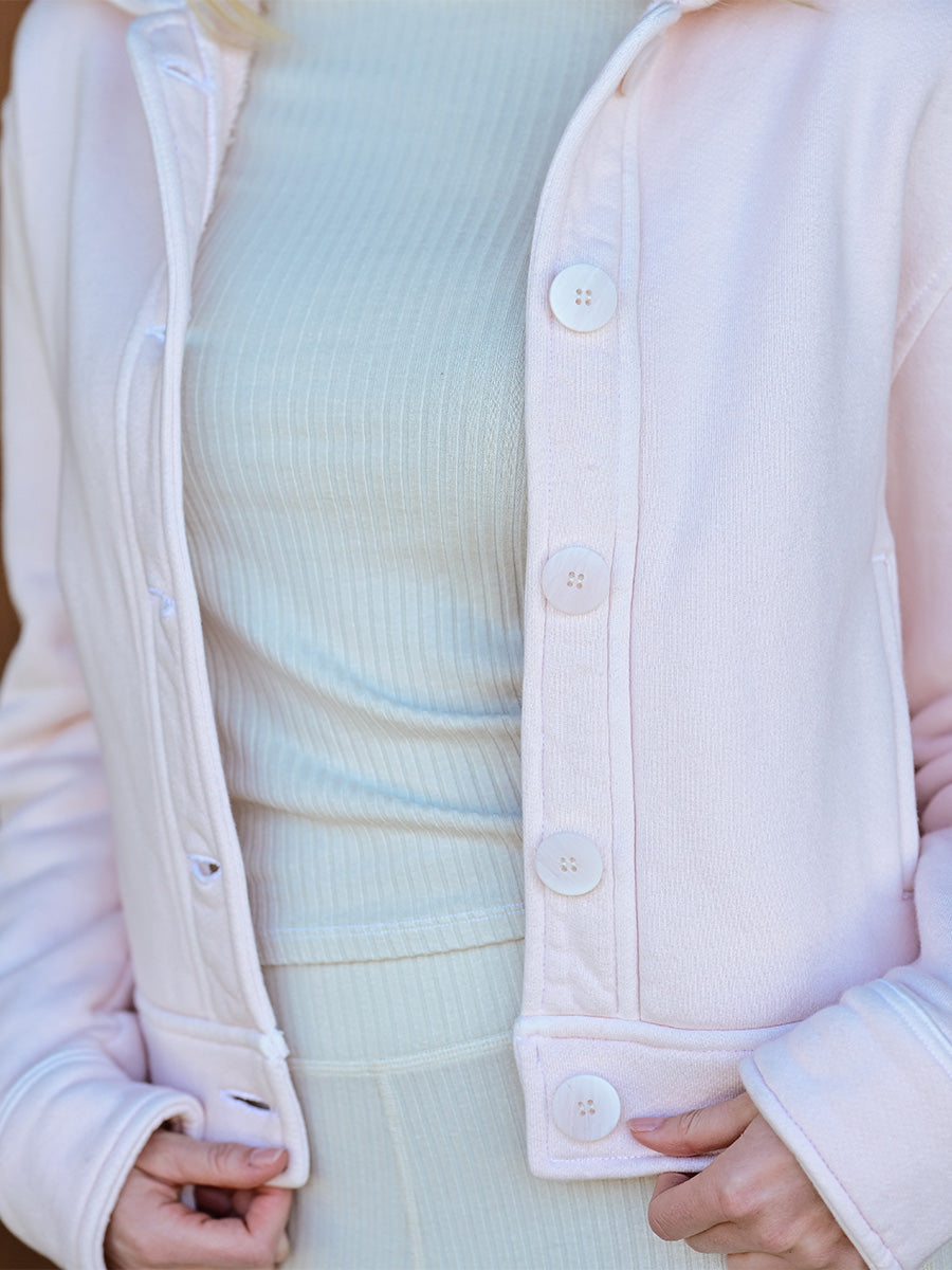 Soft Rib Turtleneck - Sand