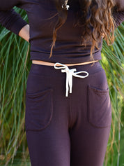 Soft Fleece Jogger Pant - Coffee