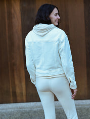 Cotton Fleece Jacket - Coconut